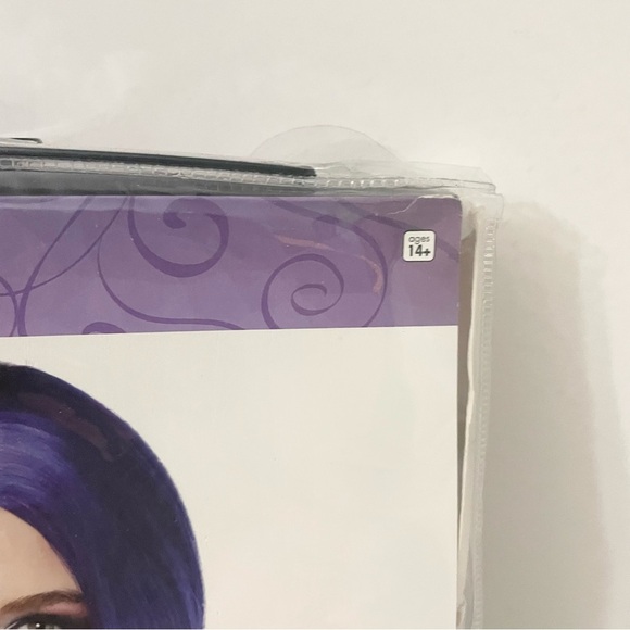 Spirit Dark Ombre Curls Wig Purple Halloween - Picture 6 of 16